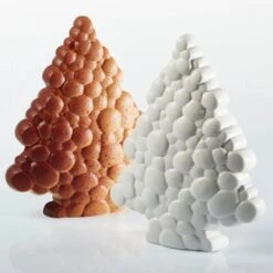 ALBERO BOLLA KT152 Stampo Termoformato Per Cioccolato 16x6,5cm H20cm 250gr - Kit X 2 Pavoni