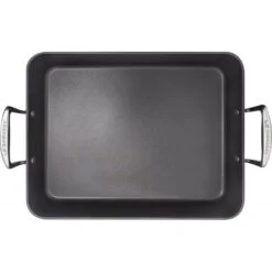 Les Forgèes Arrostiera Rettangolare 35x27cm In Alluminio Antiaderente Le Creuset -Peroni Kitchen Negozio arrostiera rettangolare 35x27cm in alluminio antiaderente les forgees le creuset 2