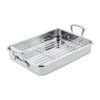 Arrostiera Rettangolare Scanpan Impact 42×26 Cm - Acciaio Inox Con Griglia