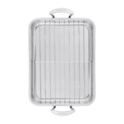 Arrostiera Rettangolare Scanpan Impact 42×26 Cm - Acciaio Inox Con Griglia 7 Arrostiera Rettangolare Scanpan Impact 42×26 Cm - Acciaio Inox Con Griglia -Peroni Kitchen Negozio arrostiera scanpan impact 42x26cm 2