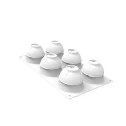 ATOME 120 Stampo In Silicone 6 Impronte Ø6,3cm H5,5cm Silikomart -Peroni Kitchen Negozio atome 120 stampo in silicone 6 impronte 63cm h55cm silikomart 2