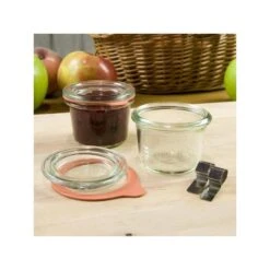 Vasetto In Vetro Per Vasocottura 80ml Ø6cm H5cm WECK 080 -Peroni Kitchen Negozio barattolo in vetro 080 weck 3