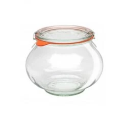 Vasetto Svasato In Vetro Per Vasocottura 1062ml Ø10cm H11,5cm WECK 748