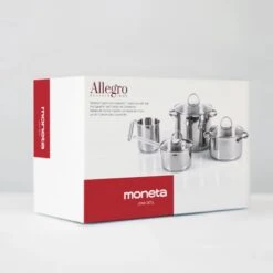 Moneta Allegro Batteria Di Pentole (7 Pezzi) In Acciaio Inox -Peroni Kitchen Negozio batteria 7 pezzi moneta allegro inox 5