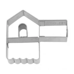 Tagliabiscotti Per Tazza CASETTA MARZAPANE 3D In Acciaio Inox Birkmann