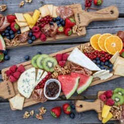 Board Friends Tagliere Da Portata Rettangolare M 40x12,2cm H2,4cm In Legno Boska -Peroni Kitchen Negozio board friends tagliere da portata rettangolare M 40cm in legno boska 5