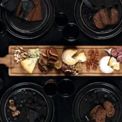 Board Friends Tagliere Da Portata Rettangolare L 60x15cm H2cm In Legno Boska -Peroni Kitchen Negozio board friends tagliere da portata rettangolare l 60cm in legno boska 4