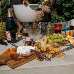 Board Friends Tagliere Da Portata Rettangolare XL 100x15cm H2cm In Legno Boska -Peroni Kitchen Negozio board friends tagliere da portata rettangolare xl 100cm in legno boska 4