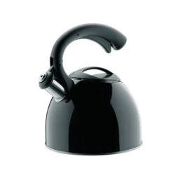 Bollitore Count In Acciaio Inox 2,5L Nero Lucido Con Fischietto Cilio