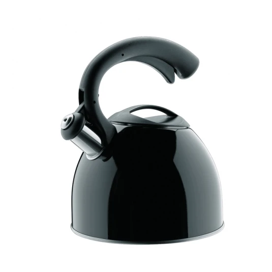 Bollitore Count In Acciaio Inox 2,5L Nero Lucido Con Fischietto Cilio 1 Bollitore Count In Acciaio Inox 2,5L Nero Lucido Con Fischietto Cilio