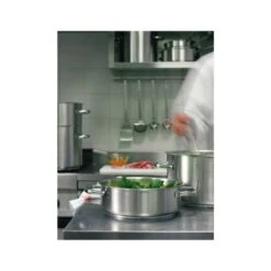 Casseruola Alta Ø22cm In Acciaio Inox 2 Manici Serie 1000 Paderno