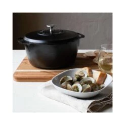 Blacklock Casseruola In Ghisa Leggera 5,2lt Con Coperchio Lodge BL02DOINT -Peroni Kitchen Negozio casseruola in ghisa leggera e antiaderente 52 lt ccoperchio bl02doint lodge 3