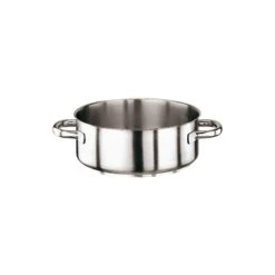 Casseruola Bassa Ø16cm In Acciaio Inox 2 Manici Serie 1000 Paderno