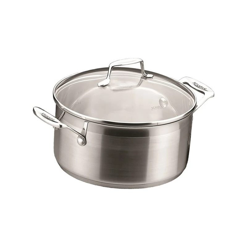Casseruola Ø22cm In Alluminio E Acciaio Inox 2M + Coperchio IMPACT Scanpan 1 Casseruola Ø22cm In Alluminio E Acciaio Inox 2M + Coperchio IMPACT Scanpan