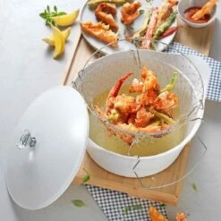 Cookut Cocotte 28cm Cestello Frittura In Acciaio Inox -Peroni Kitchen Negozio cestello frittura in acciaio inox per cocotte 28cm cookut 2