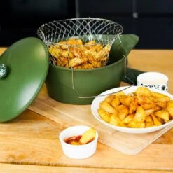 Cookut Cocotte 28cm Cestello Frittura In Acciaio Inox -Peroni Kitchen Negozio cestello frittura in acciaio inox per cocotte 28cm cookut 3