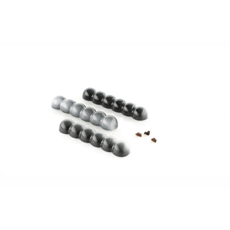 BOLLA B CH012 Stampo In Tritan Barretta Di Cioccolato 10 Impronte 11,5x2,5cm H1,5cm Silikomart 1 BOLLA B CH012 Stampo In Tritan Barretta Di Cioccolato 10 Impronte 11,5x2,5cm H1,5cm Silikomart