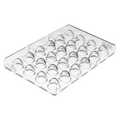 DOME 01-P CH030 Stampo In Tritan Pralina Di Cioccolato 24 Impronte Ø2,6cm H2,3cm Silikomart -Peroni Kitchen Negozio ch030 dome 01 p stampo pralina tritan silikomart 2