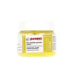 CHOCOLART Colorante Liposolubile In Polvere Giallo Limone 40gr (No E171) L04SB Pavoni