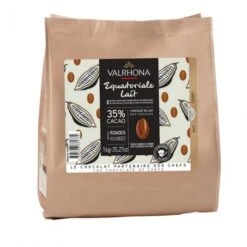 Cioccolato Al Latte EQUATORIALE LATTE 35% Sacco Da 1Kg Valrhona