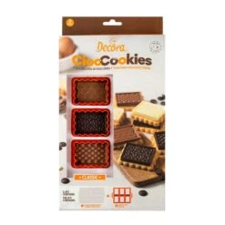 CIOCCOOKIES CLASSIC Tagliapasta Per Biscotti Con Cioccolato - Set 2 Pz Decora