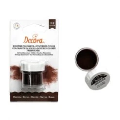 Colorante In Polvere Marrone Perlescente 3gr (No E171) Decora