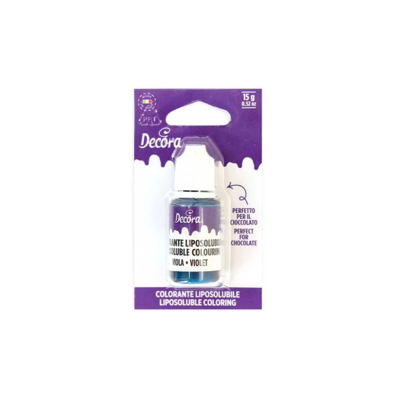 Colorante Liposolubile Liquido 15gr - Vari Colori Decora 4 Colorante Liposolubile Liquido 15gr - Vari Colori Decora - immagine 4