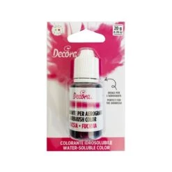 Colorante Idrosolubile Per Aerografo Fucsia 20gr Decora