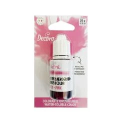 Colorante Idrosolubile Per Aerografo Rosa 20gr Decora