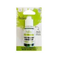 Colorante Idrosolubile Per Aerografo Verde Chiaro 20gr Decora