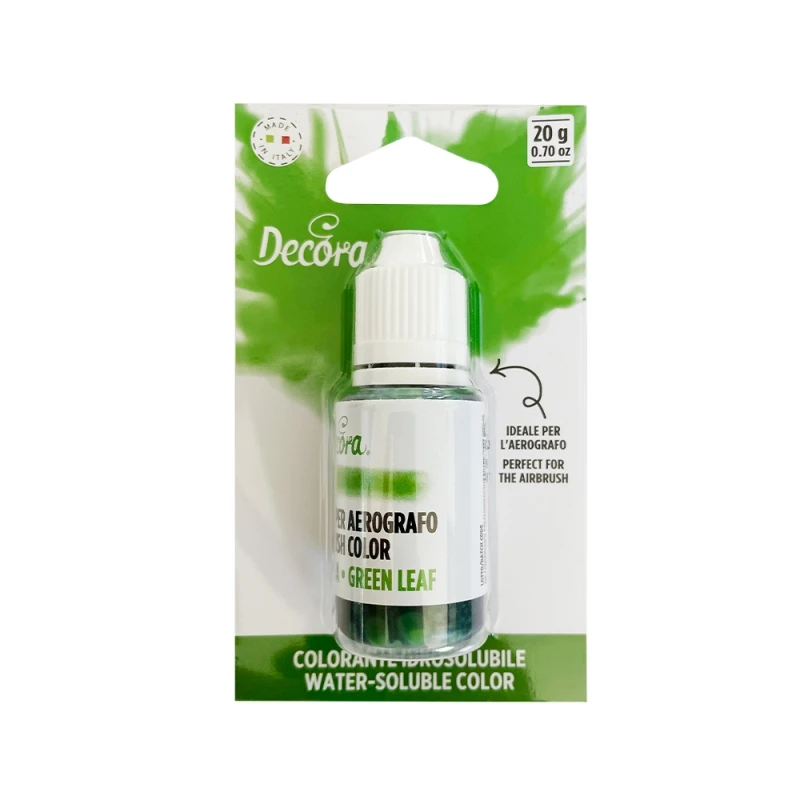Colorante Idrosolubile Per Aerografo Verde Foglia 20gr Decora 1 Colorante Idrosolubile Per Aerografo Verde Foglia 20gr Decora