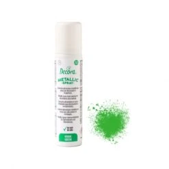 Colorante Spray Metallizzato Verde 75ml (No E171) Decora