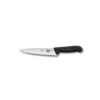 Coltello Da Cucina A Lama Liscia 15cm Manico Fibrox Nero V-5.2003.15 Victorinox