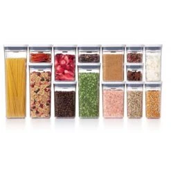 Contenitore POP Piccolo Quadrato Basso 1L Oxo Good Grips -Peroni Kitchen Negozio contenitore pop piccolo quadrato basso 1lt good grips oxo 7