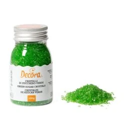 Cristalli Di Zucchero Verde 100gr Decora