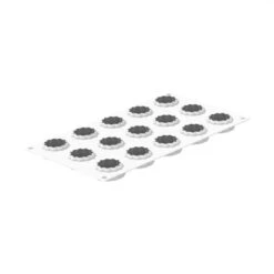 CROSTATA XS 20 Stampo In Silicone 15 Impronte Ø4,4cm H1,7cm Silikomart -Peroni Kitchen Negozio crostata xs 20 stampo in silicone silikomart 2