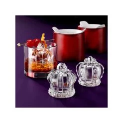 CROWN ICE MOLD Stampo Per Cubetti Di Ghiaccio 2 Pezzi Zoku -Peroni Kitchen Negozio crown ice mold stampo per cubetti di ghiaccio 2 impronte zoku 2