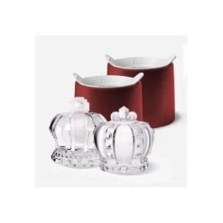 CROWN ICE MOLD Stampo Per Cubetti Di Ghiaccio 2 Pezzi Zoku