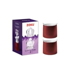 CROWN ICE MOLD Stampo Per Cubetti Di Ghiaccio 2 Pezzi Zoku -Peroni Kitchen Negozio crown ice mold stampo per cubetti di ghiaccio 2 impronte zoku 6