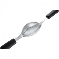 Cucchiaio Forma Quenelle Grande 4,5x22cm In Acciaio Inox Triangle -Peroni Kitchen Negozio cucchiaio forma quenelle grande 45x22cm in acciaio inox triangle 2