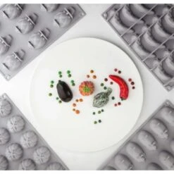 CUORE DI BUE GG057 Stampo In Silicone 15 Impronte Ø4,5cm H3,5cm Gourmand Pavoni -Peroni Kitchen Negozio cuore di bue gg057 stampo in silicone 15 impronte 45cm h35cm gourmand pavoni 5