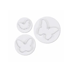 Cutter FARFALLE Con Espulsore Set 3 Pz In Plastica Stadter -Peroni Kitchen Negozio cutter farfalle con espulsore set 3 pz in plastica stadter 2