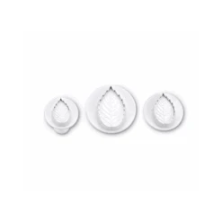 Cutter FOGLIE DI ROSA Con Espulsore Set 3 Pz In Plastica Stadter -Peroni Kitchen Negozio cutter foglie di rosa con espulsore set 3 pz in plastica stadter 2