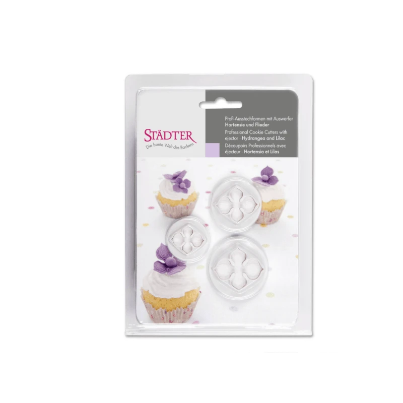 Cutter ORTENSIE Con Espulsore Set 3 Pz In Plastica Stadter 4 Cutter ORTENSIE Con Espulsore Set 3 Pz In Plastica Stadter - immagine 4