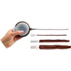 Lekue Decopen 4 Bocchette In Silicone Marrone 90 Ml Lékué