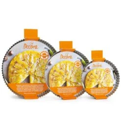 Stampo Crostata Antiaderente Ø20cm H3,5cm Con Fondo Mobile Decora -Peroni Kitchen Negozio decora stampo crostata antiaderente 20cm con fondo mobile 3