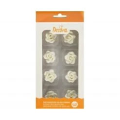 Decorazioni In Zucchero Rose Medie - Conf 8 Pezzi Decora -Peroni Kitchen Negozio decorazioni in zucchero roselline medie cf 8 pz 2