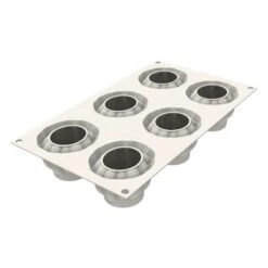 DELICA Stampo In Silicone 6 Impronte Ø6,7cm H5cm Silikomart -Peroni Kitchen Negozio delica stampo in silicone monoporzione silikomart 2