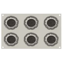 DELICA Stampo In Silicone 6 Impronte Ø6,7cm H5cm Silikomart -Peroni Kitchen Negozio delica stampo in silicone monoporzione silikomart 3