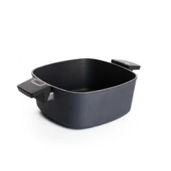 Woll Diamond Lite Casseruola Quadrata 24x24cm H11,8cm 4,5L 2M Con Antiaderente Diamantato E Coperchio